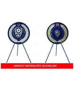 Metal Çelenk  Emniyet Müdürlüğü Metal Çelenk  Emniyet Müdürlüğü