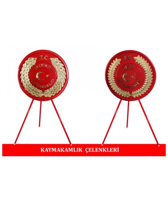 Metal Çelenk  Kaymakamlık