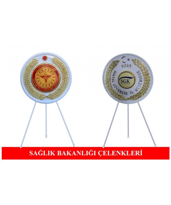 Metal Çelenk  Sağlık Bakanlığı Metal Çelenk  Sağlık Bakanlığı