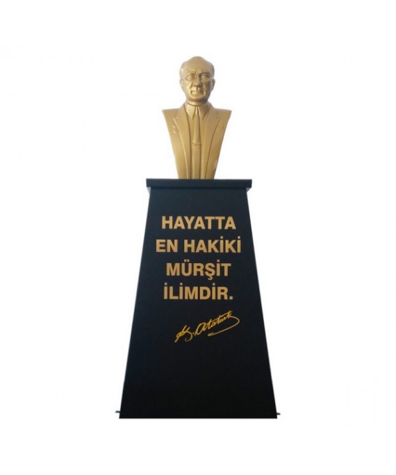 Atatürk Büstü (60cm Fiber)+ Kaide (120cm) Atatürk Büstü (60cm Fiber)+ Kaide (120cm)