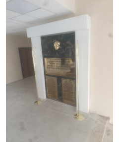 Atatürk Köşesi Pirinç Kaplama Ahşap Panelli 270x200 cm