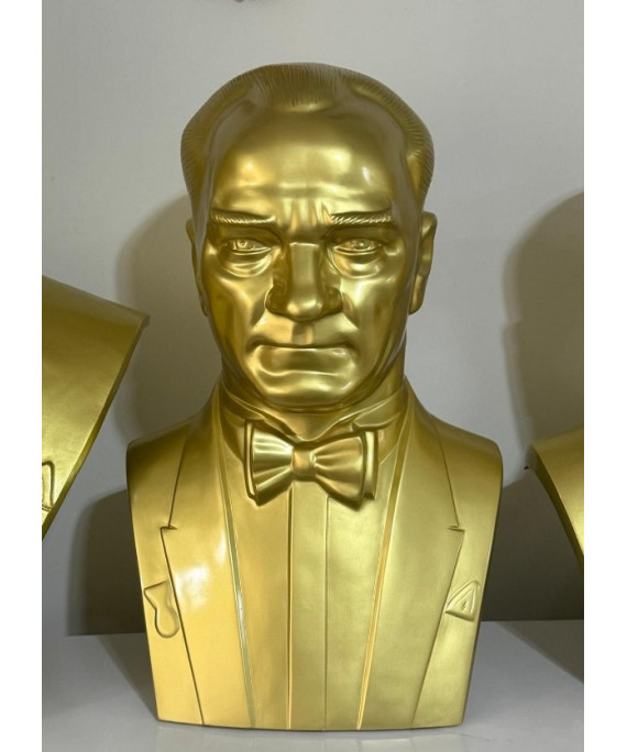 Atatürk Büstü Alüminyum 80 cm