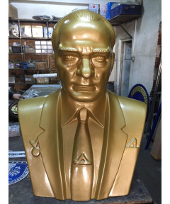 Atatürk Büstü Alüminyum 85 cm