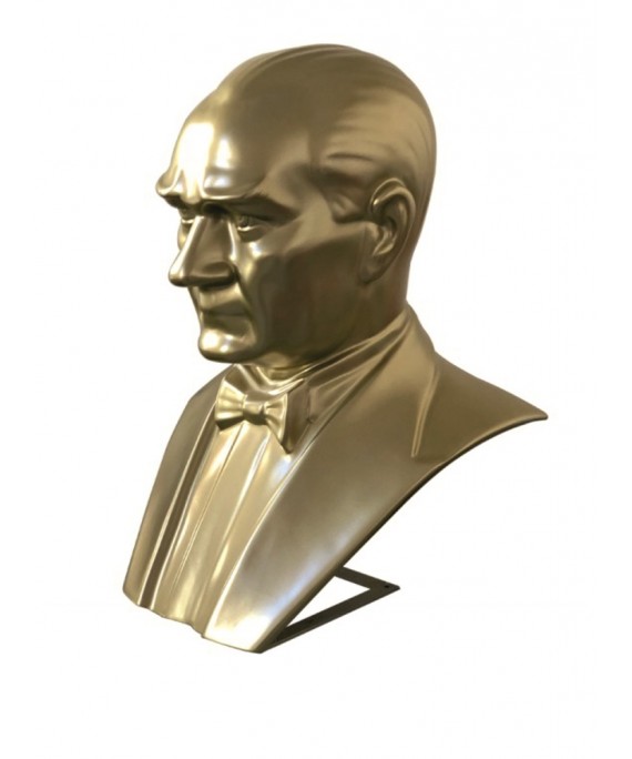 Atatürk Büstü 70 cm Arkası Açık