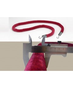 Kırmızı Bariyer Kordonu Krom Başlık 100 cm Kırmızı Bariyer Kordonu Krom Başlık 100 cm