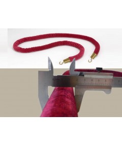 Kırmızı Bariyer Kordonu Pirinç Başlık 100 cm Kırmızı Bariyer Kordonu Pirinç Başlık 100 cm
