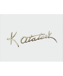 Pirinç Atatürk İmzası 30 cm  Pirinç Atatürk İmzası 30 cm