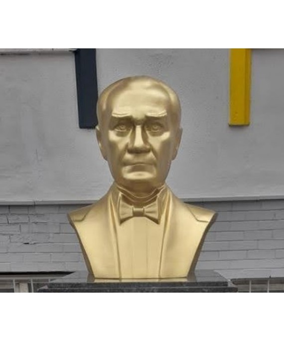 Atatürk Büstü Papyonlu 70 cm Kapalı Atatürk Büstü Papyonlu 70 cm Kapalı