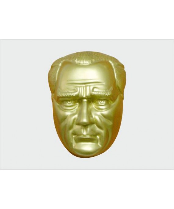 Atatürk Maskı 40 cm Alüminyum