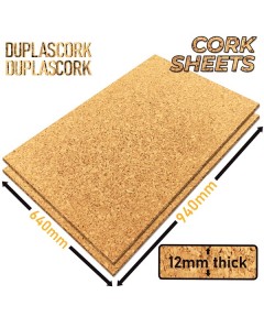 Mantar Levha Cork Sheet 12mm 940x640mm 25 Sheet 15,04 m²
