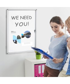 50x70cm Camlı İlan Panosu Kapaklı Kilitli İnce Alüminyum Çerçeve Mıknatıslı Manyetik Zemin 50x70cm Camlı İlan Panosu Kapaklı Kilitli İnce Alüminyum Çerçeve Mıknatıslı Manyetik Zemin