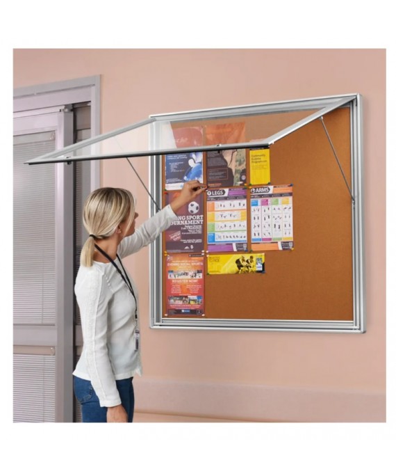 90x120cm Camlı İlan Panosu Kapaklı Kilitli Oval Köşe Alüminyum Çerçeve Mantar Zemin 90x120cm Camlı İlan Panosu Kapaklı Kilitli Oval Köşe Alüminyum Çerçeve Mantar Zemin