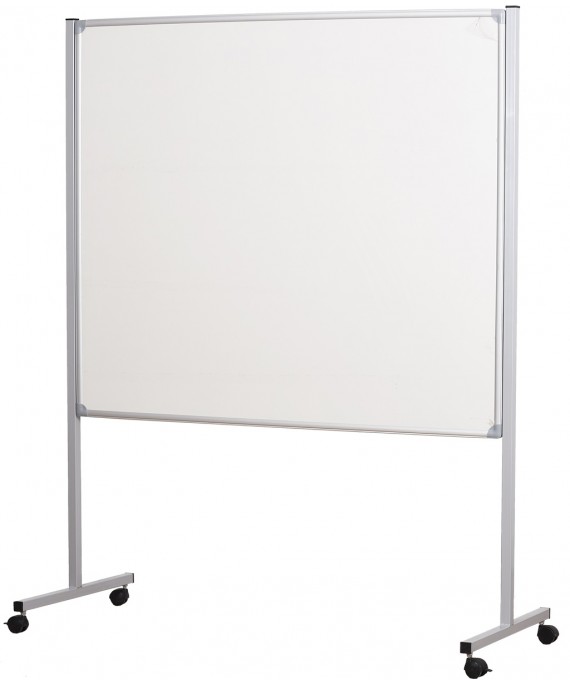 90x120cm Tekerlekli Sabit Laminat Yazı Tahtası Ayaklı