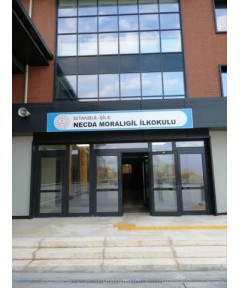 Okul Tabelası 100x400 cm Okul Tabelası 100x400 cm